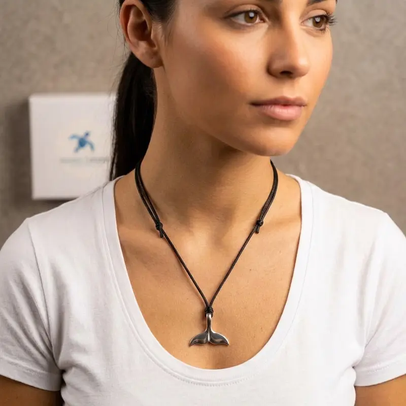 Whale fin Necklace
