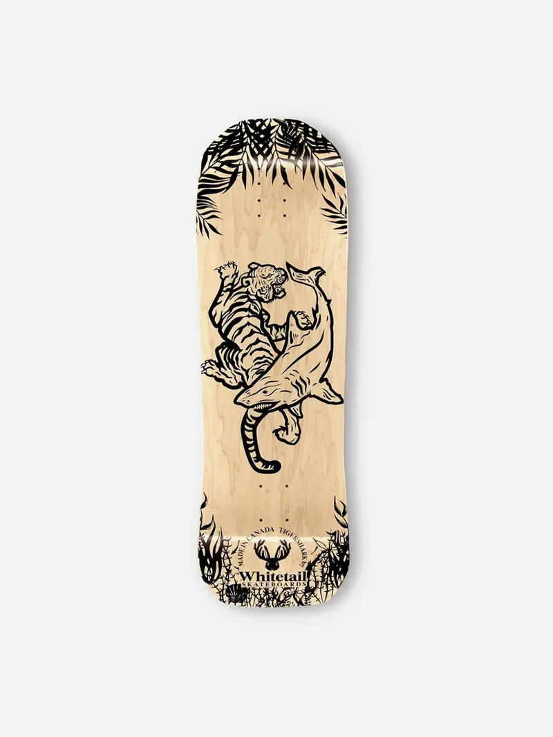 Whitetail TigerShark Surfskate Deck
