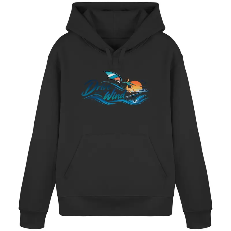 Wing-Drive With The Wind - Organic Basic Hoodie