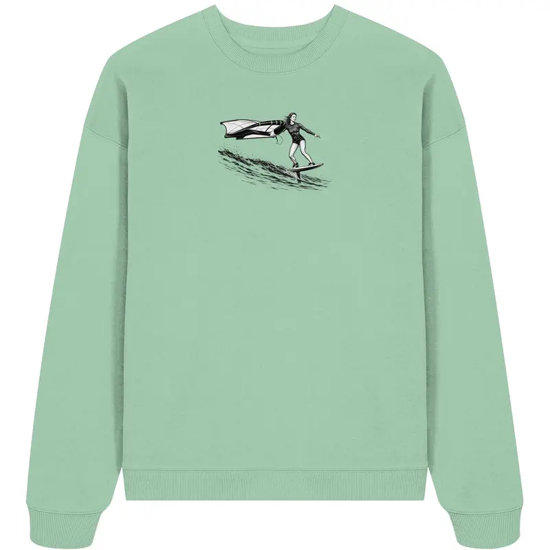 Wingfoil Wave - Organic Oversize Sweatshirt