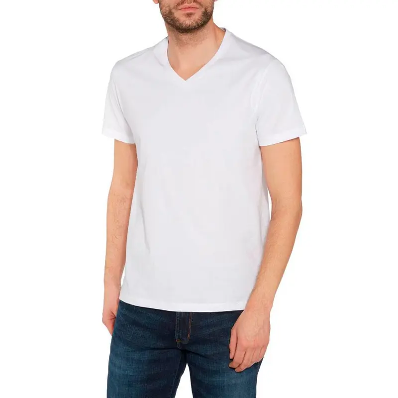 WRANGLER BASIC TEE V NECK WHITE