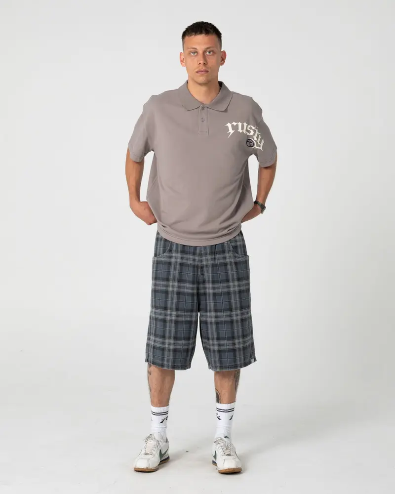 X-press Baggy Plaid Short