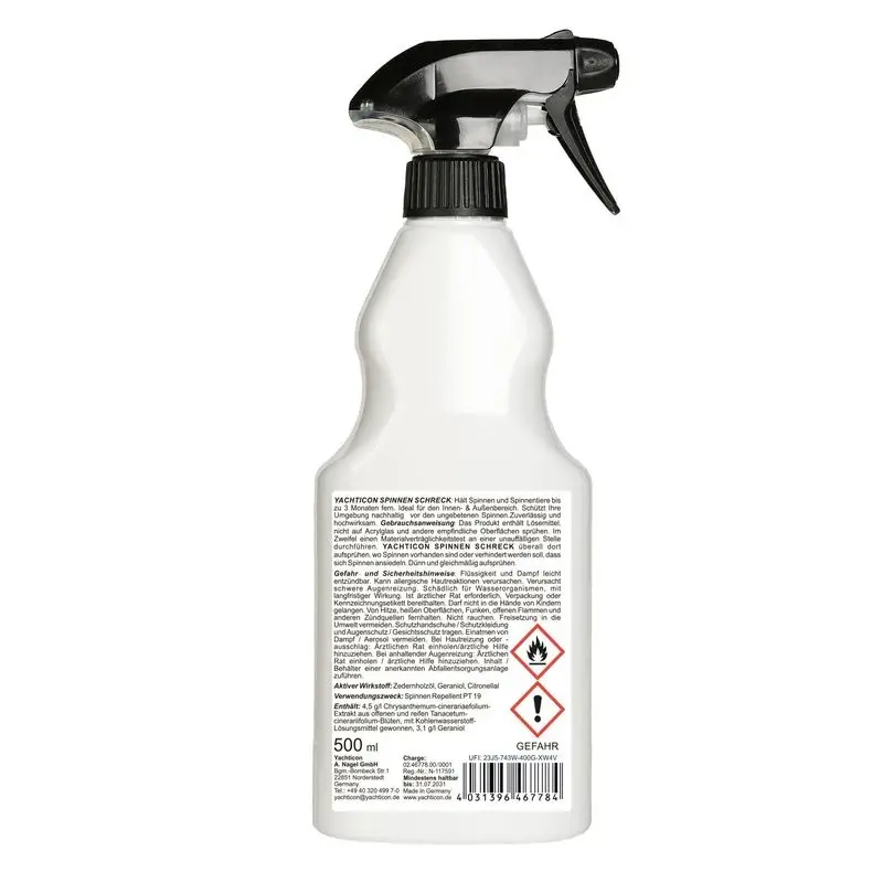 Yachticon Spinnen Schreck Spray 500 ml