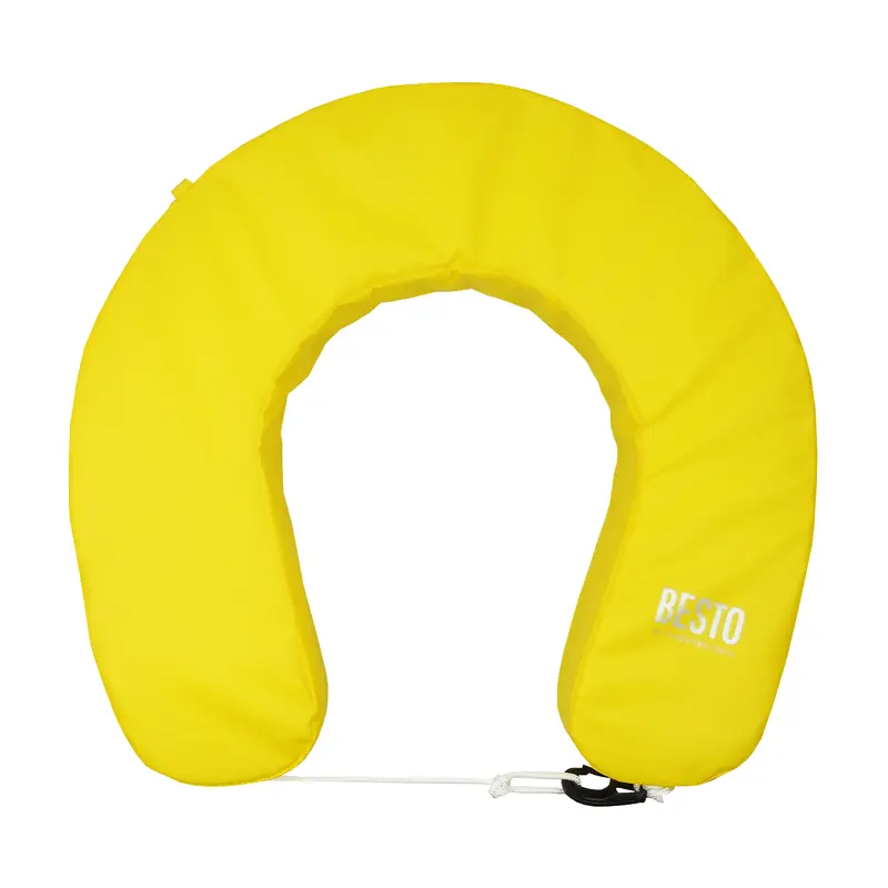 Yellow Horseshoe Buoy