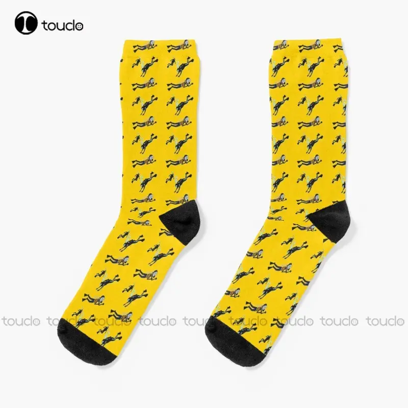 Yellow Scuba Diving Socks