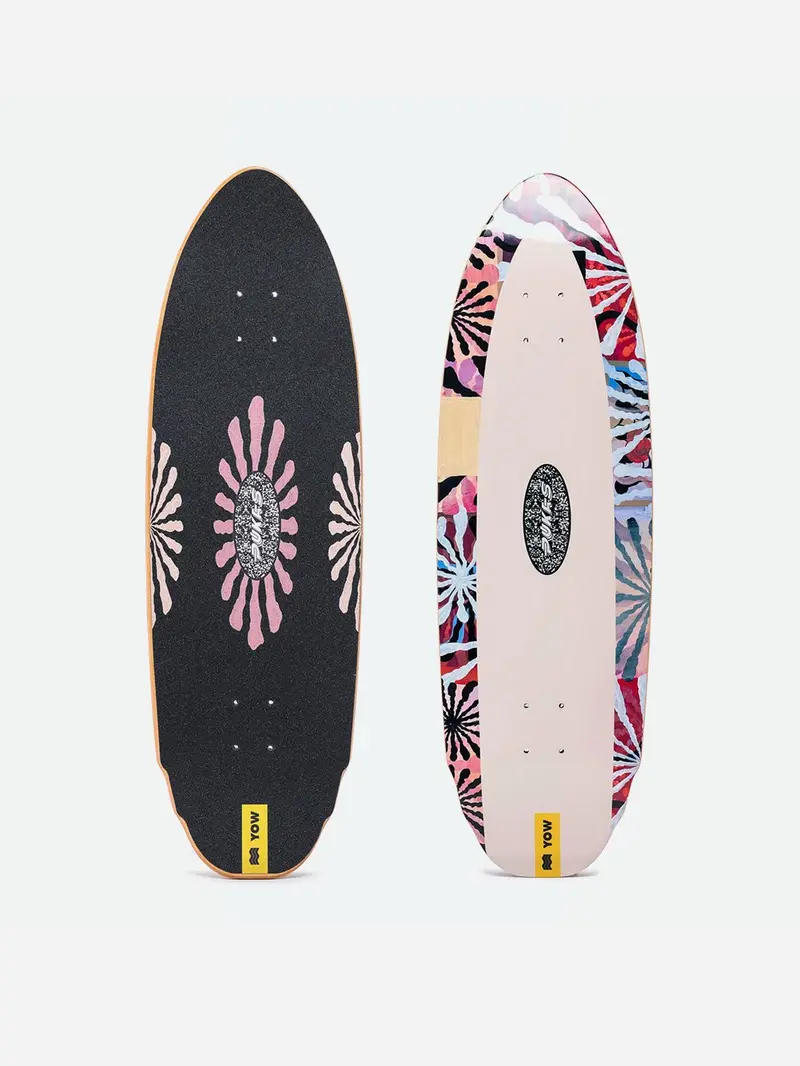 YOW x Pukas Flame 33" Surfskate Deck | 2024