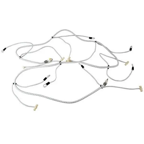 Zeiserspinne aus Gummileine D=8mm L=300cm weiss
